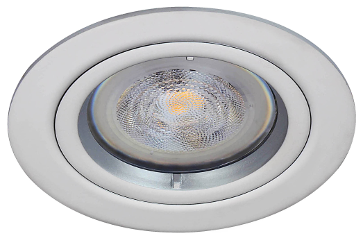 Dimtone inbouwspot Brian -Rond Chrome -Philips Warm Glow -Dimbaar -4.9W -Philips LED