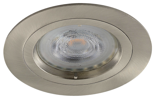 LED inbouwspot Colin -Rond RVS Look -Koel Wit -Dimbaar -4.9W -Philips LED