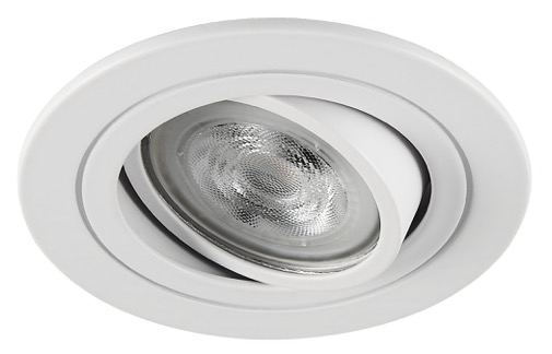 LED inbouwspot Elvin -Rond Wit -Extra Warm Wit -Dimbaar -5W -Philips LED