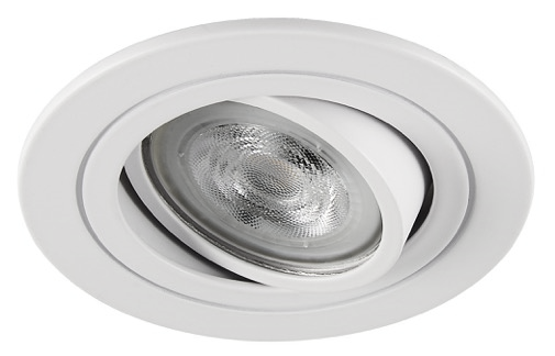 LED inbouwspot Gijs -Rond Wit -Extra Warm Wit -Dimbaar -4W -Philips LED