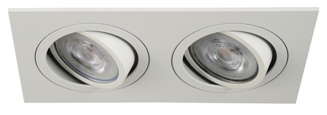 LED inbouwspot Jimmy -Dubbel Wit -Koel Wit -Dimbaar -4.9W -Philips LED