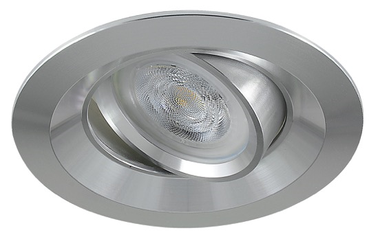Warmglow inbouwspot Moritz -Rond Chrome -Philips Warm Glow -Dimbaar -3.7W -Philips LED