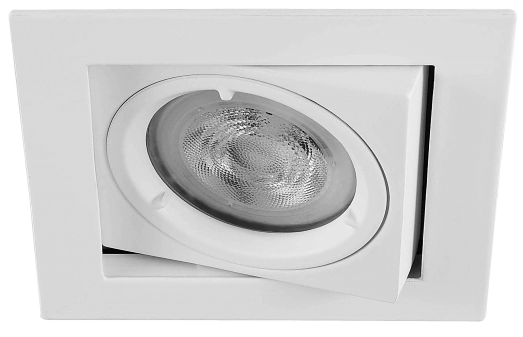 LED inbouwspot Nathan -Vierkant Wit -Sceneswitch -Dimbaar -5W -Philips LED