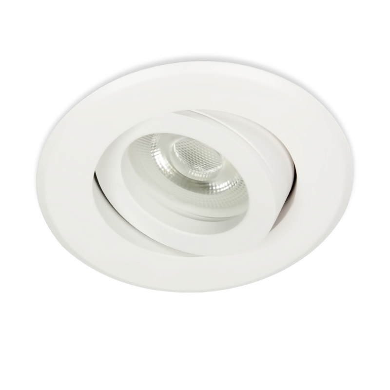 LED Midi inbouwspot Agust -Rond Wit -Koel Wit -Dimbaar -3.6W -Integral LED