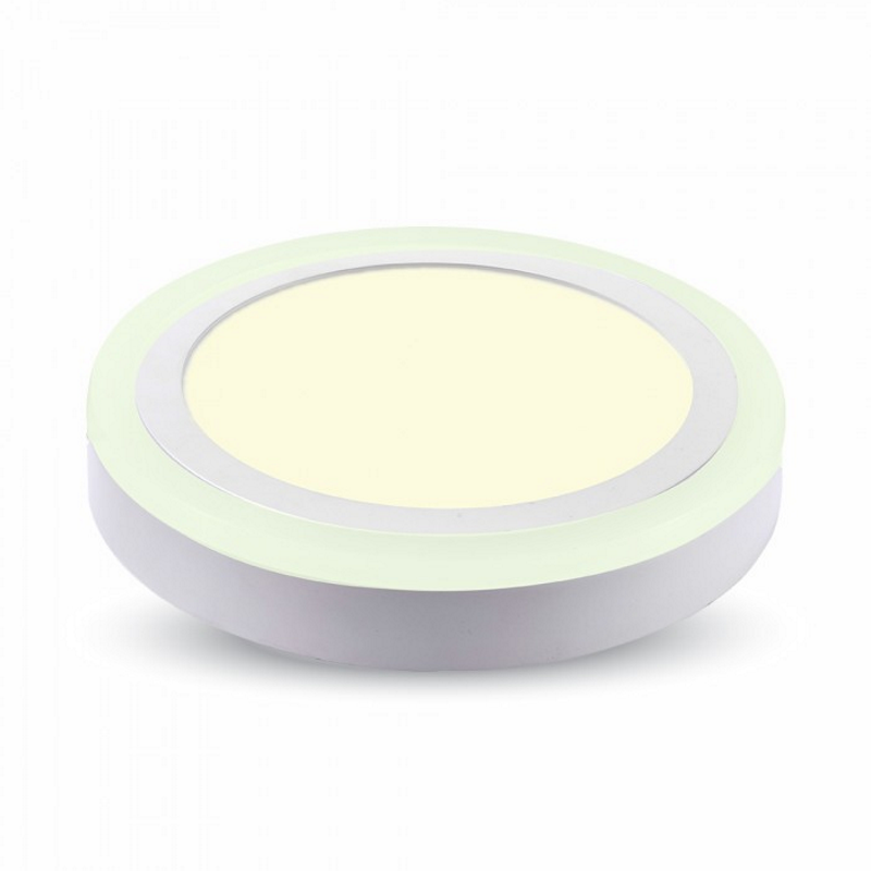 LED Plafondlamp met randverlichting - 22W