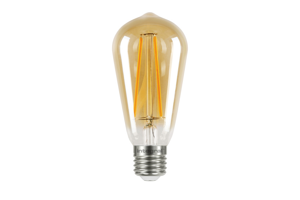E27 Druppel LED Lamp -Super Warm Wit (< 1800K) -2.5 Watt, vervangt 40W Halogeen -Integral