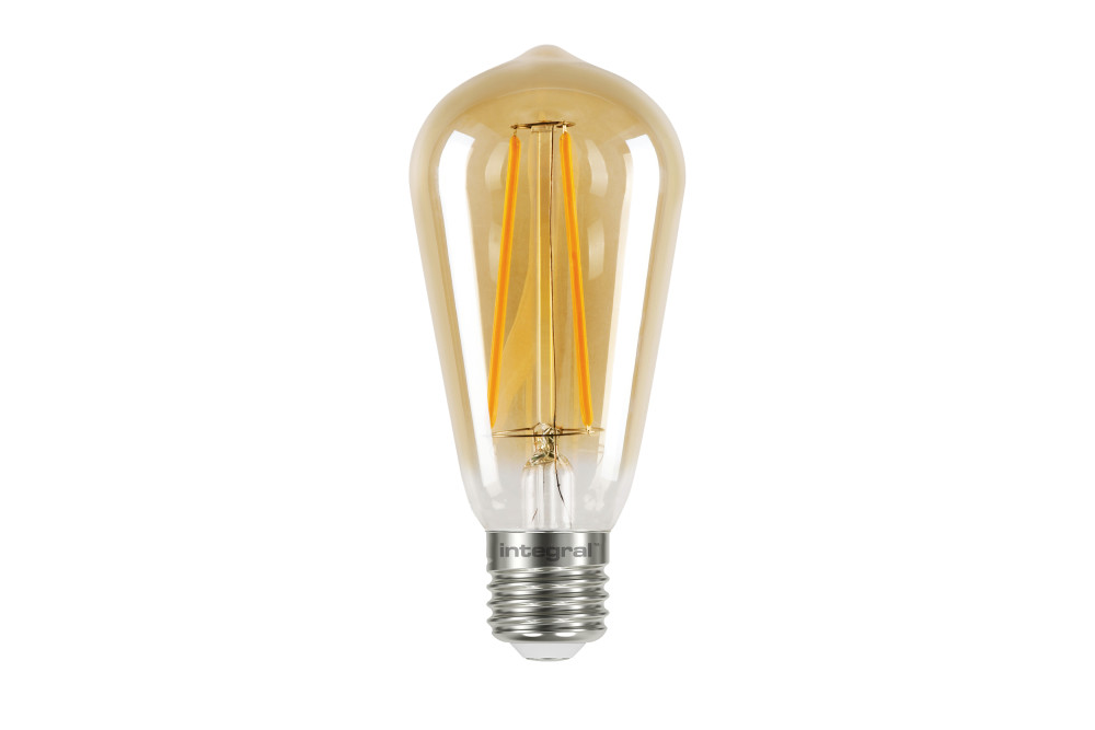 E27 Druppel LED Lamp -Super Warm Wit (< 1800K) -2.5 Watt, vervangt 40W Halogeen -Integral E27 Druppel LED Lamp -Super Warm Wit (< 1800K) -2.5 Watt, vervangt 40W Halogeen -Integral