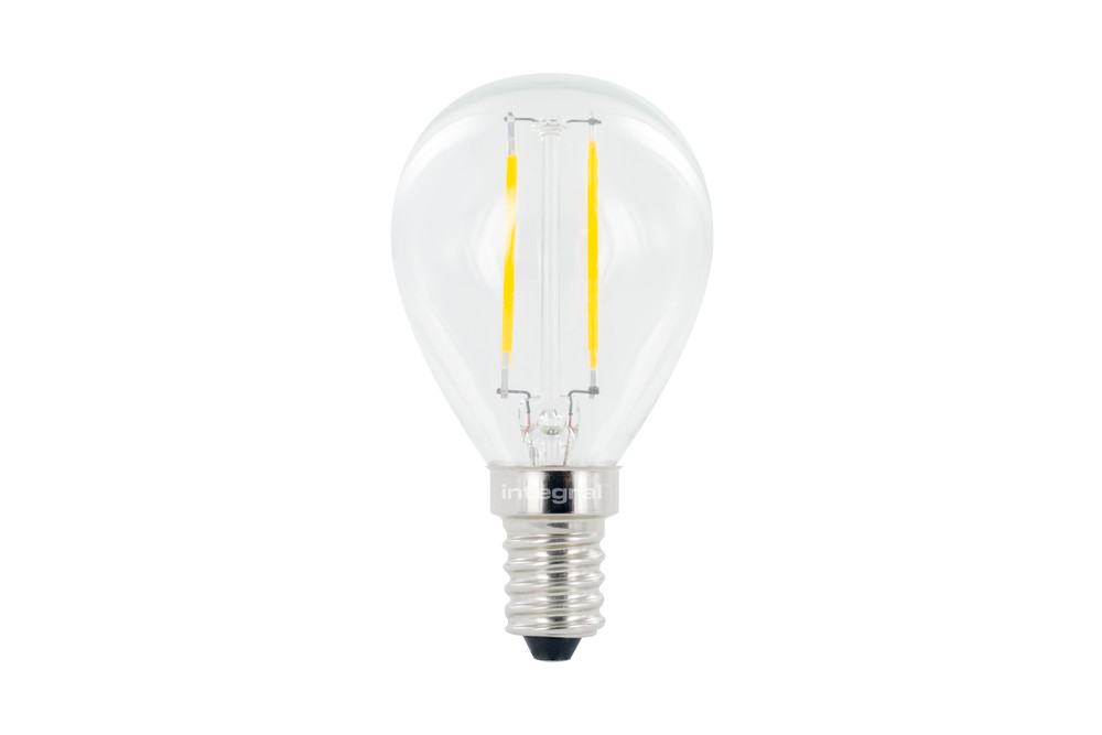 E14 Kogel LED Lamp -Extra Warm Wit (2700K) -2 Watt, vervangt 25W Halogeen -Integral