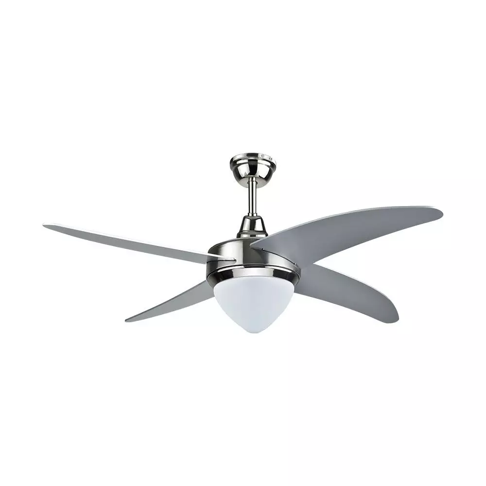 V-Tac VT-6043 Plafondventilator - 4 bladen - Color-switch LED Lamp - 60W - Afstandsbediening - Winterstand -106cm