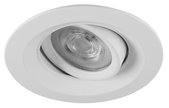 LED inbouwspot Fabian -Rond Wit -Koel Wit -Dimbaar -4.9W -Philips LED