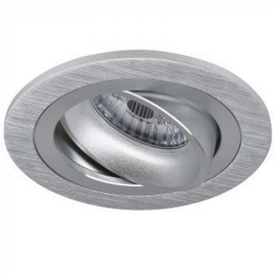 Platte inbouwspot Eber -Rond Chrome -Extra Warm Wit -Dimbaar -3.8W -RTM Lighting LED