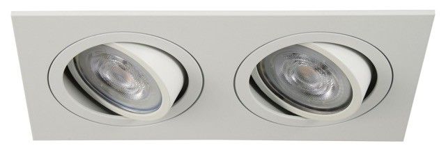 Platte inbouwspot Gaston -Dubbel Wit -Extra Warm Wit -Dimbaar -3.8W -RTM Lighting LED