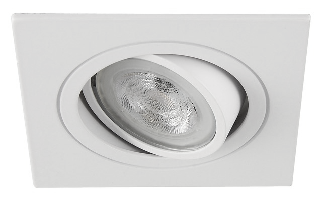 Platte inbouwspot Gote -Vierkant Wit -Extra Warm Wit -Dimbaar -3.8W -RTM Lighting LED Platte inbouwspot Gote -Vierkant Wit -Extra Warm Wit -Dimbaar -3.8W -RTM Lighting LED
