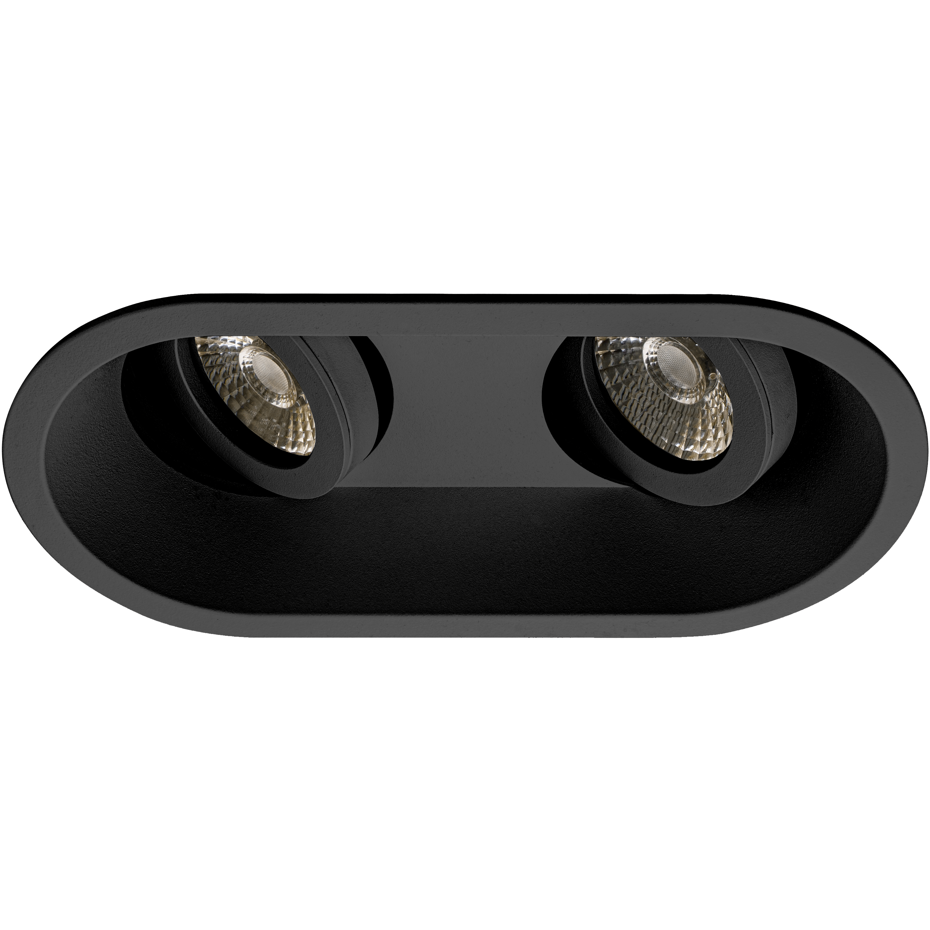 Premium Inbouwspot Tjard Zwart Dubbele verdiepte ronde spot Koel Wit (4000K) Met Philips LED