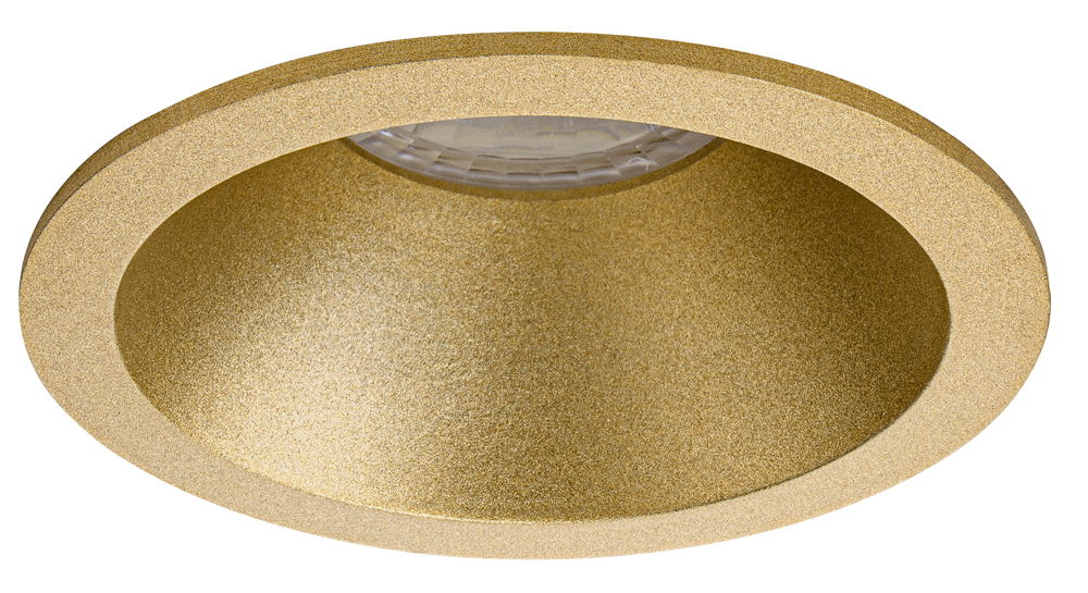 Premium Inbouwspot Vik Goud Verdiepte ronde spot Extra Warm Wit (2700K) Met Philips LED