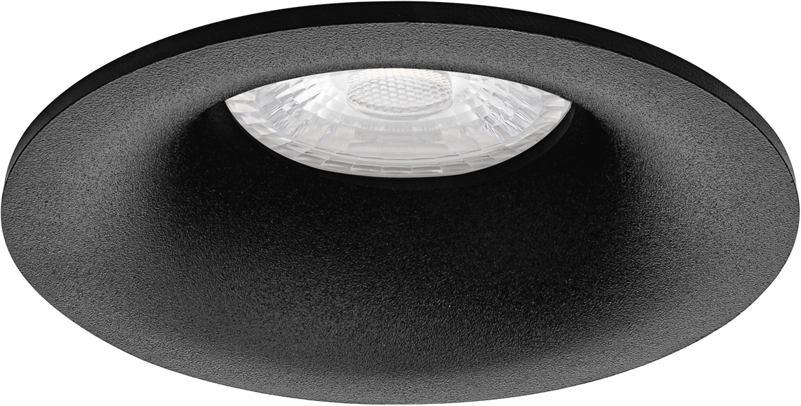 Premium Inbouwspot Warmglow Marten Zwart Verdiepte ronde spot Philips Warm Glow Met Philips LED