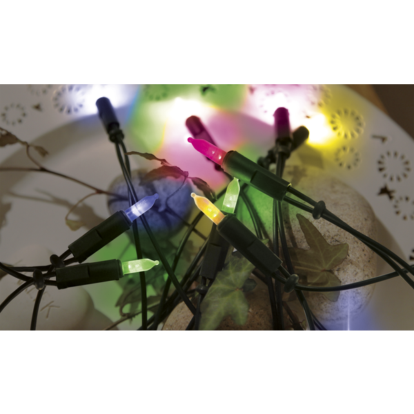 RGB kerstverlichting - 20 lampjes 285cm RGB kerstverlichting - 20 lampjes 285cm