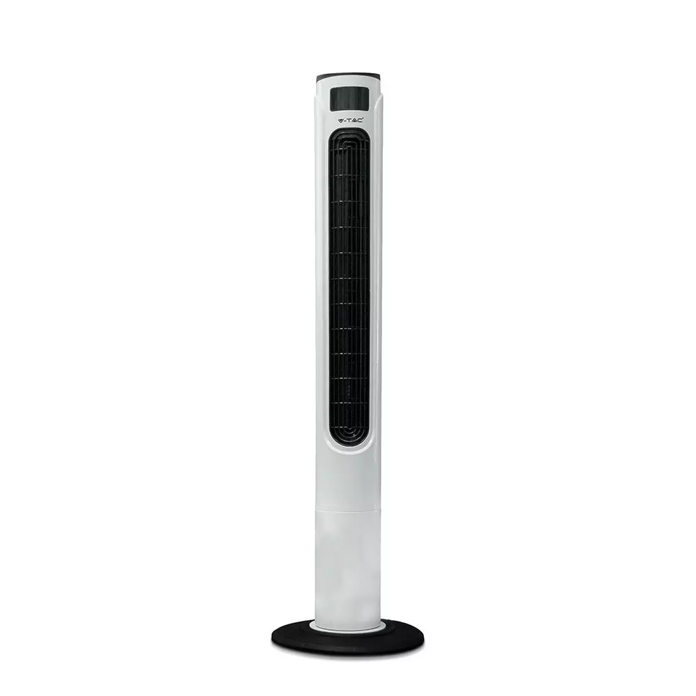 V-tac VT-5547 Torenventilator met display - Wit/zwart 117 cm hoog