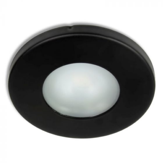 IP44 LED inbouwspot Kiara -Rond Zwart -WarmGlow -Dimbaar 4.9W -Philips