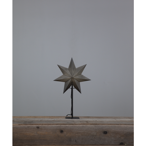 Zwarte kerstster Ozen - 55cm Zwarte kerstster Ozen - 55cm