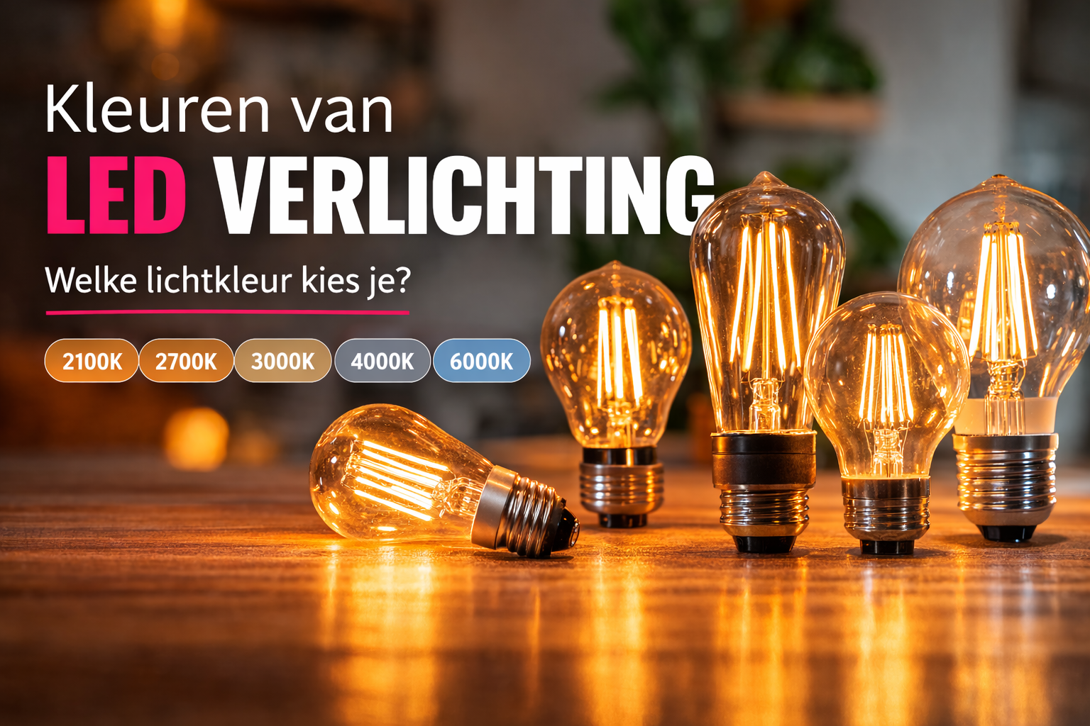 Verschillende kleuren led verlichting