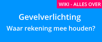 Alles over: Gevelverlichting