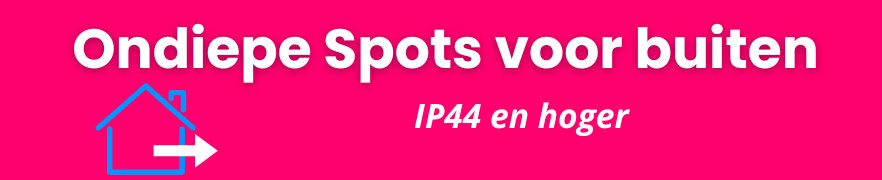 Ondiepe spotjes voor buiten