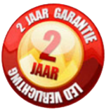 led 2 jaar garantie
